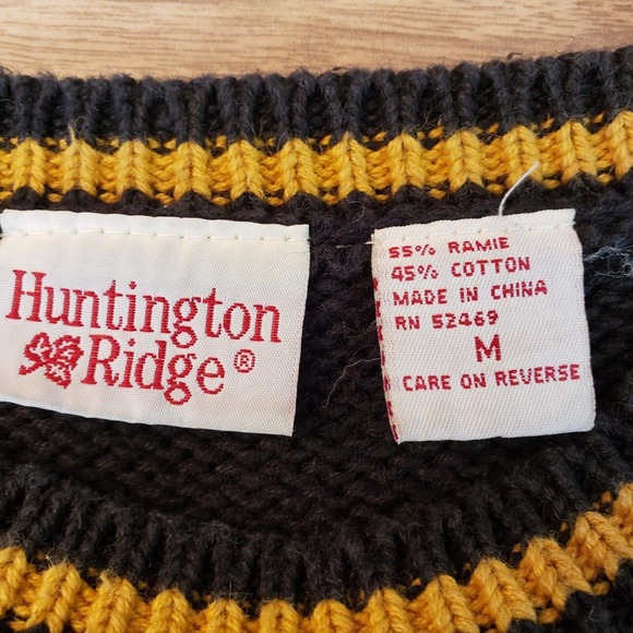 Vintage Huntington Ridge Aztec Sweater Women's Medium Multicolor - Picture 7 of 11